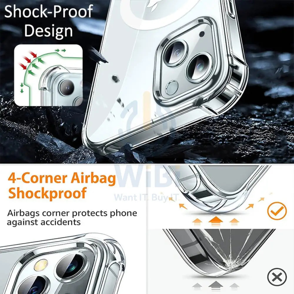 Eltoro MagSafe Case for iPhone 15 - Clear Accessories > Mobiles & Tablets > Mobiles > Covers & Cases