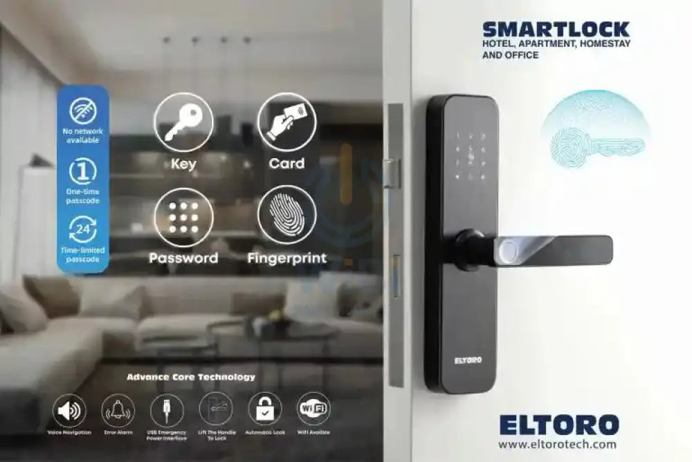 Eltoro Smart Lock – Black Accessories > Smart Devices