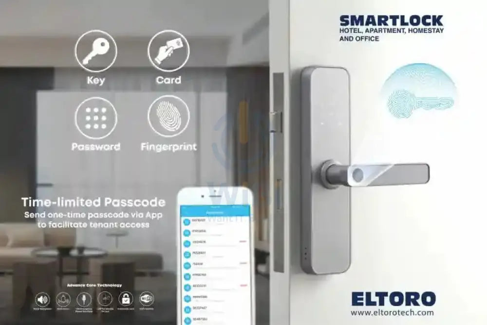Eltoro Smart Lock – Silver Accessories > Smart Devices
