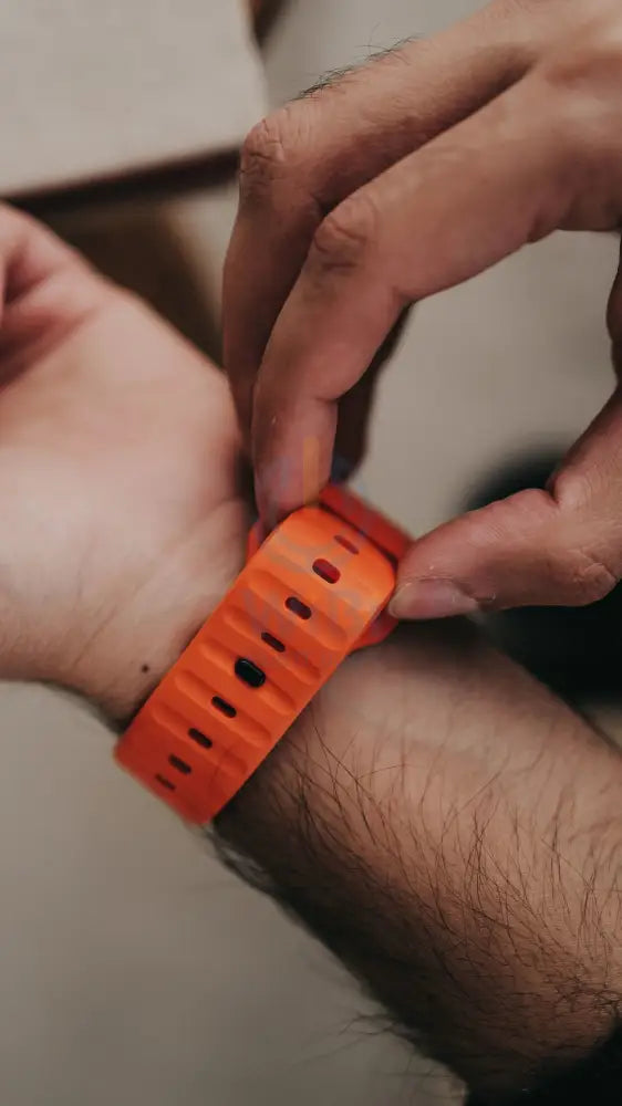 Eltoro Sport Rubber Band 44/45/49mm - Orange Accessories > Smart Watches > Straps