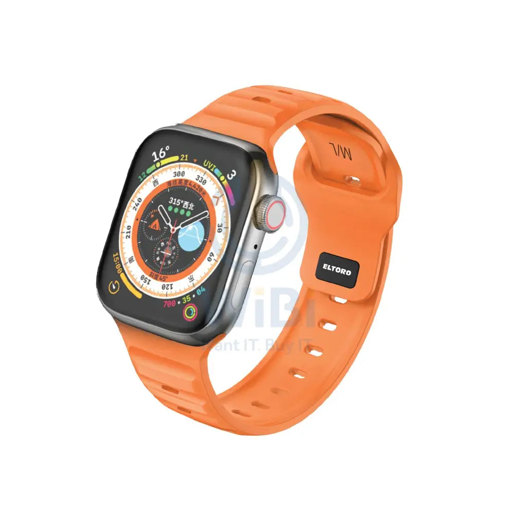 Eltoro Sport Rubber Band 44/45/49mm - Orange Accessories > Smart Watches > Straps