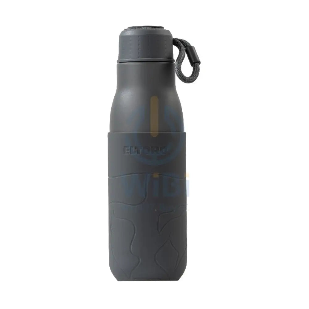 Eltoro Stainless Steel Bottle - 500ml / Grey with Grey Sleeve Accessories > Outdoor & Travel