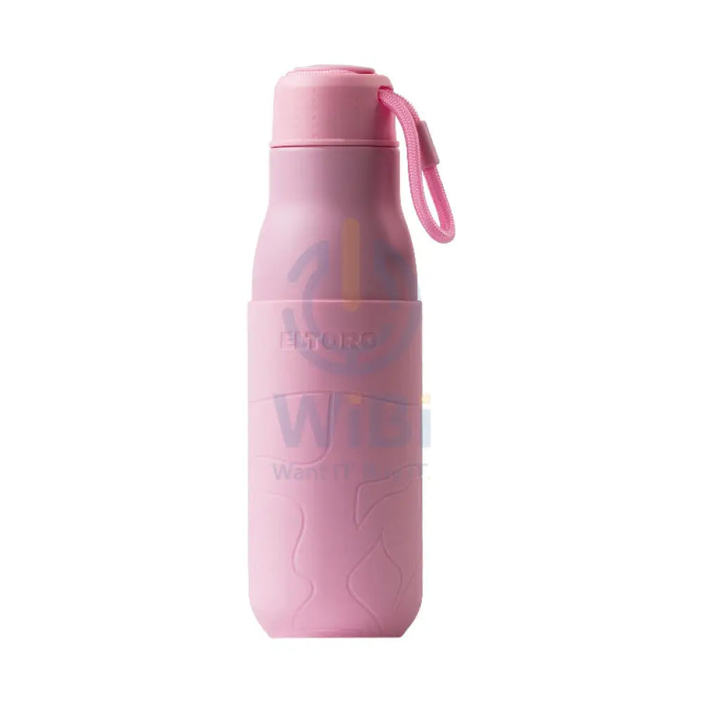 Eltoro Stainless Steel Bottle - 500ml / Pink with Pink Sleeve Accessories > Outdoor & Travel