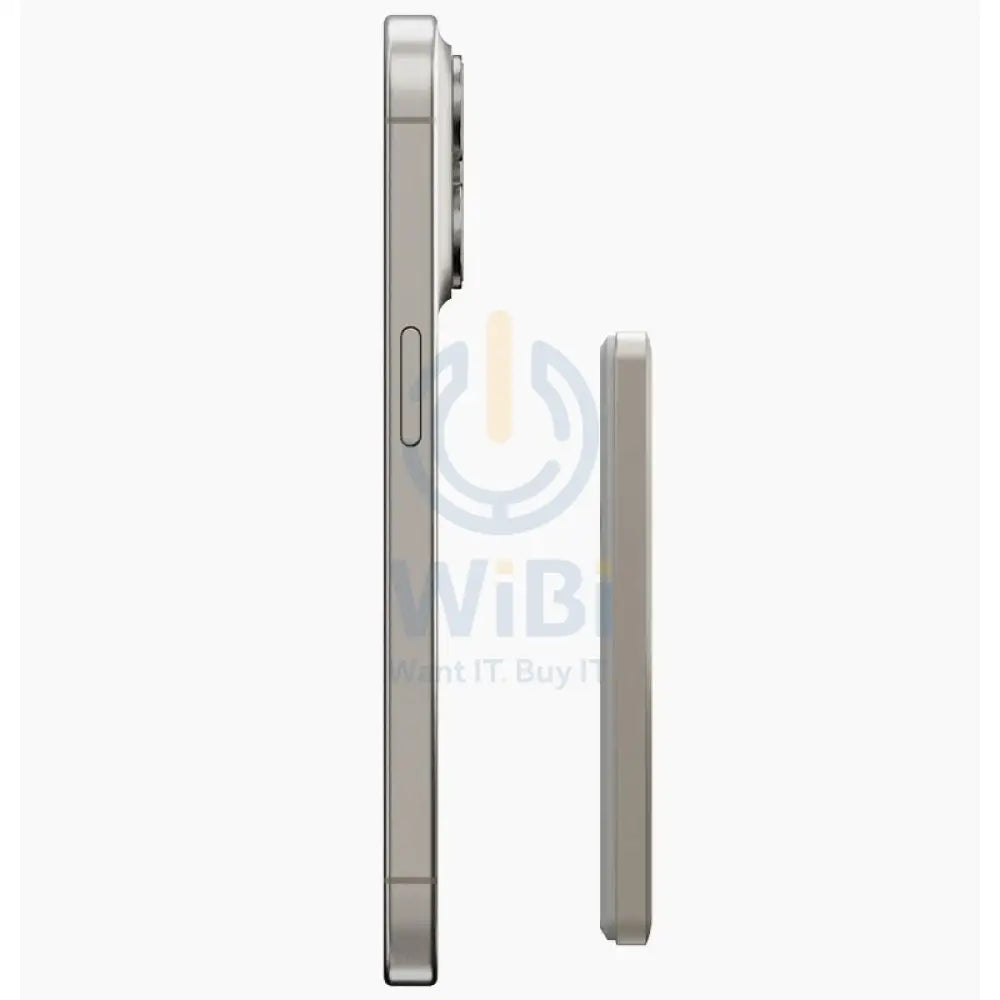 Energea Alupac Air 5000mah Ultra Light Aluminium Magsafe Compatible Power Bank - Natural Titanium Accessories > Power