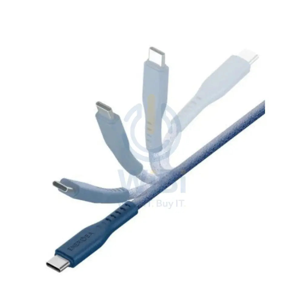 Energea Flow USB-C to USB-C Cable 1.5M - Blue Accessories > Cables & Converters > Cables