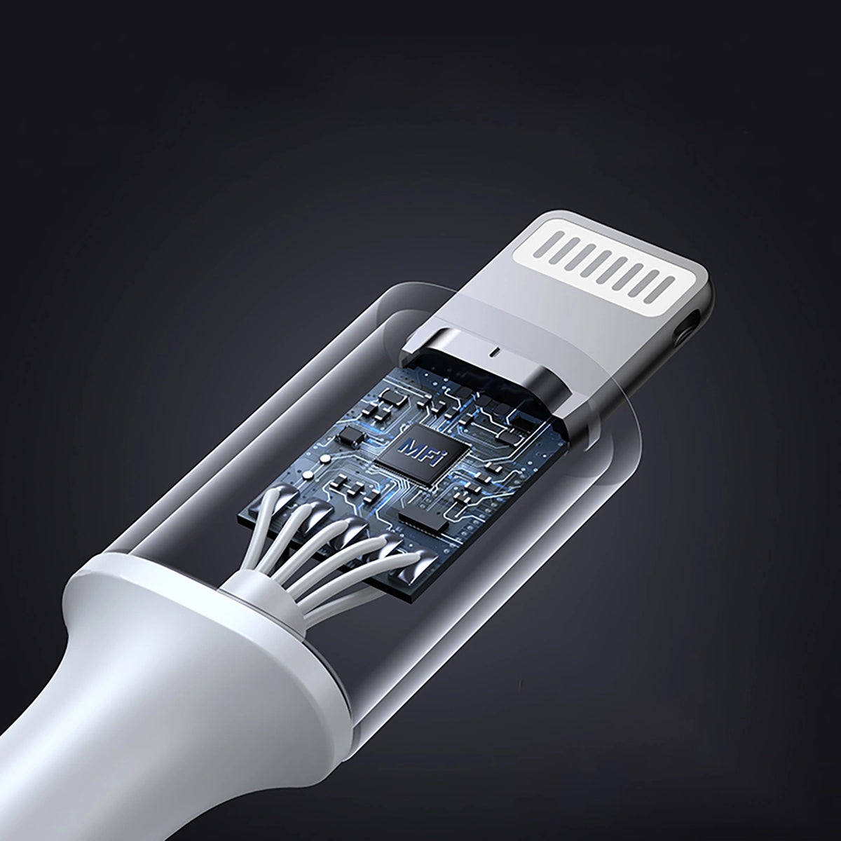 UGREEN USB-C to Lightning Cable - 1 Meter / Silver