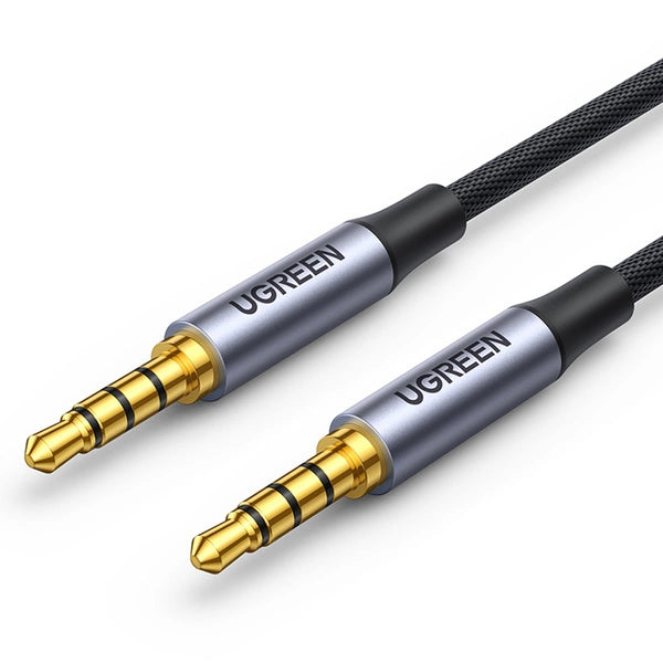 UGREEN 3.5mm 4-Pole M/M Audio Cable Alu Case - 3 Meter / Black