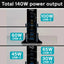 Engage 140W 5 Ports Desktop USB HUB - Black Accessories > Power Adapters