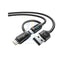 Engage 2 In 1 USB-A To USB-C Lightning 100w Fast Charging Digital Cable 1 Meter - Black Accessories > Cables &