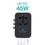 Engage 45W Universal Power Adapter with Dual PD Port - Black Accessories > Power Adapters