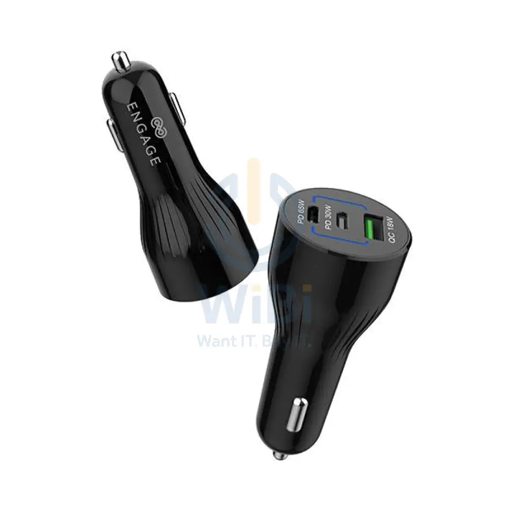Engage 95W Quick PD Car Charger - Black Accessories > Mobiles & Tablets > Mobiles > Car Chargers