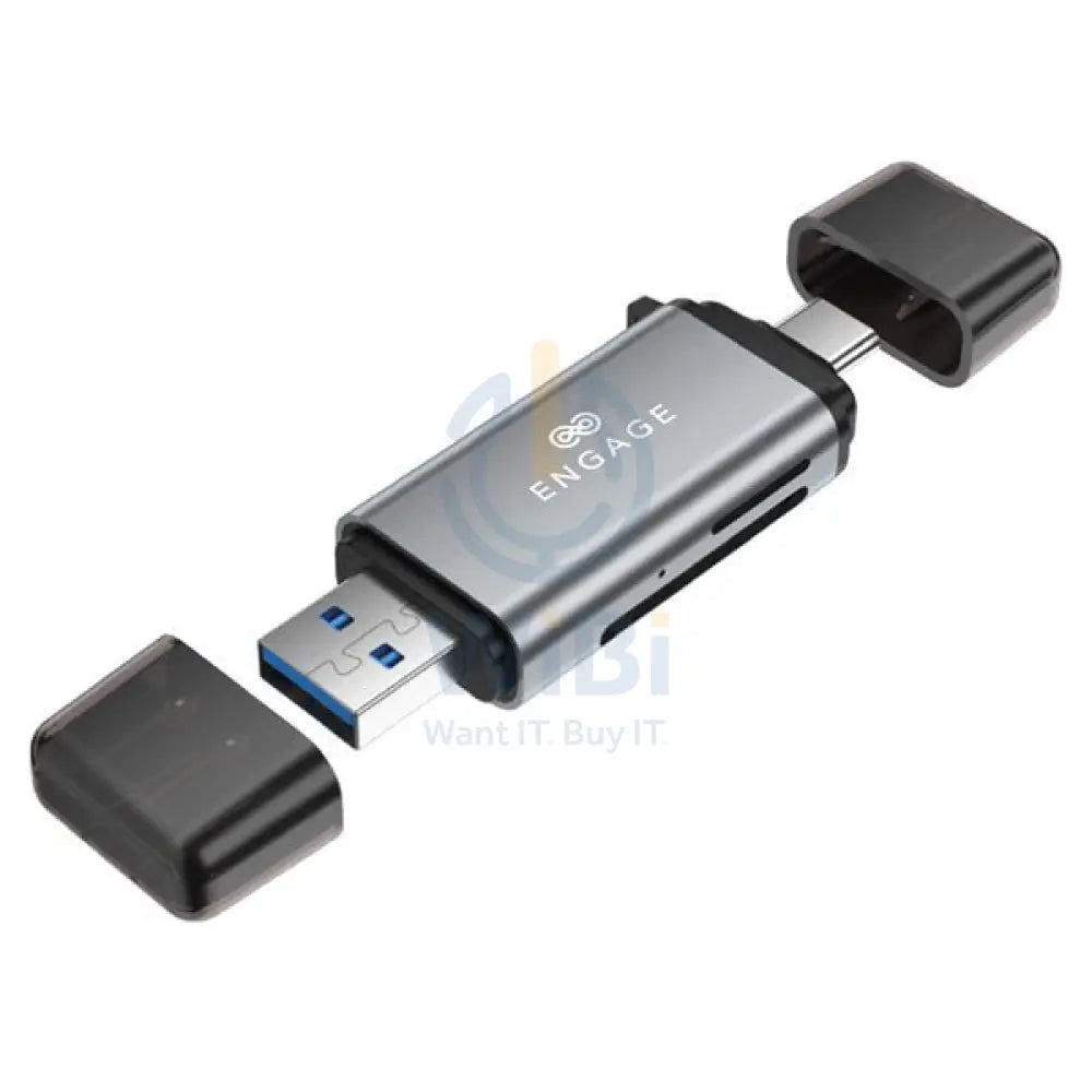 Engage Dual Connector Memory Card Reader Adapter Storage > Memory Cards