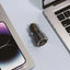 Engage Dual Port Aluminium Alloy Car Charger - 95W / Black Accessories > Mobiles & Tablets > Mobiles > Car Chargers