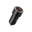 Engage Dual Port Aluminium Alloy Car Charger - 95W / Black Accessories > Mobiles & Tablets > Mobiles > Car Chargers