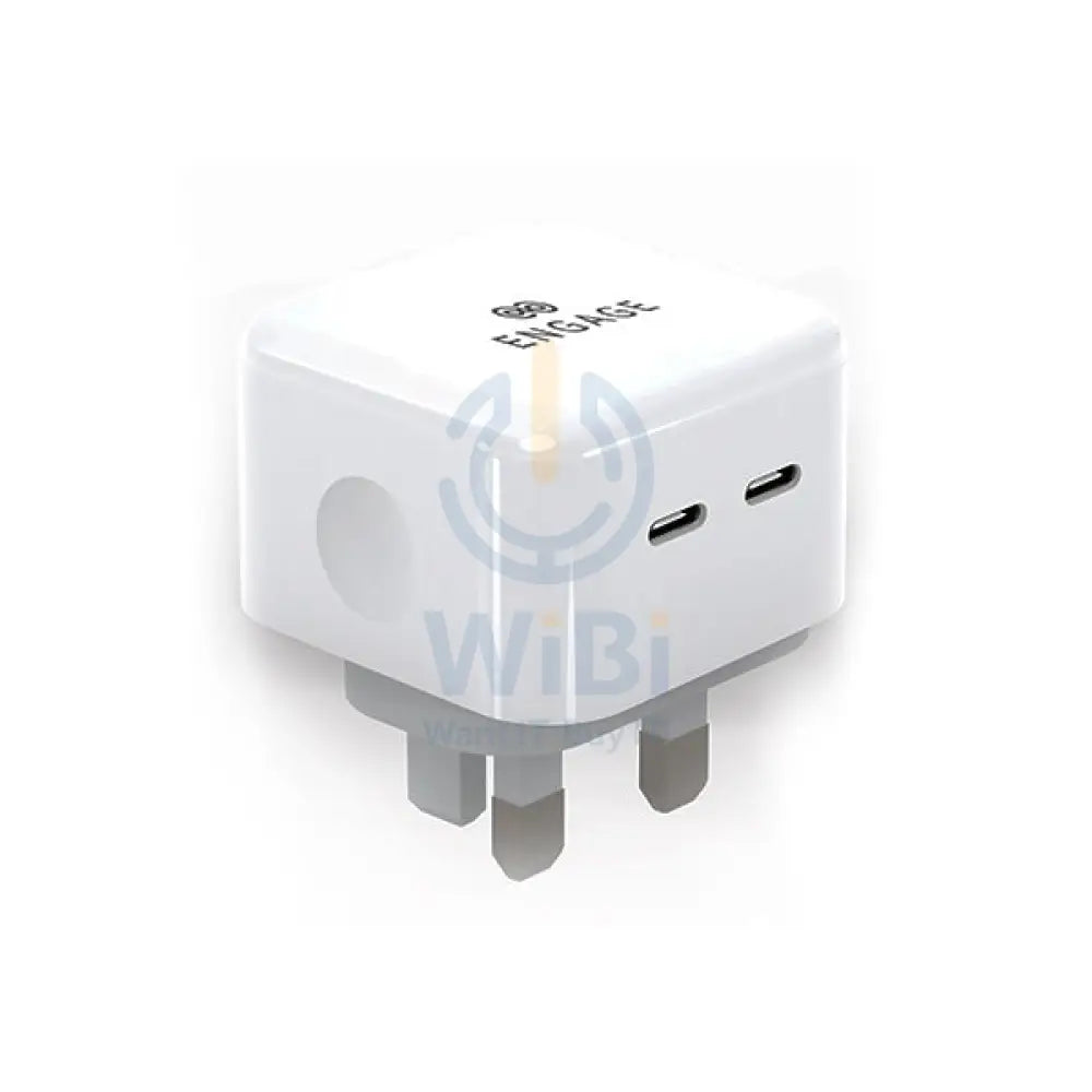 Engage Dual USB-C Port Home Charger - 35W / White Accessories > Power Adapters > Offer Zone