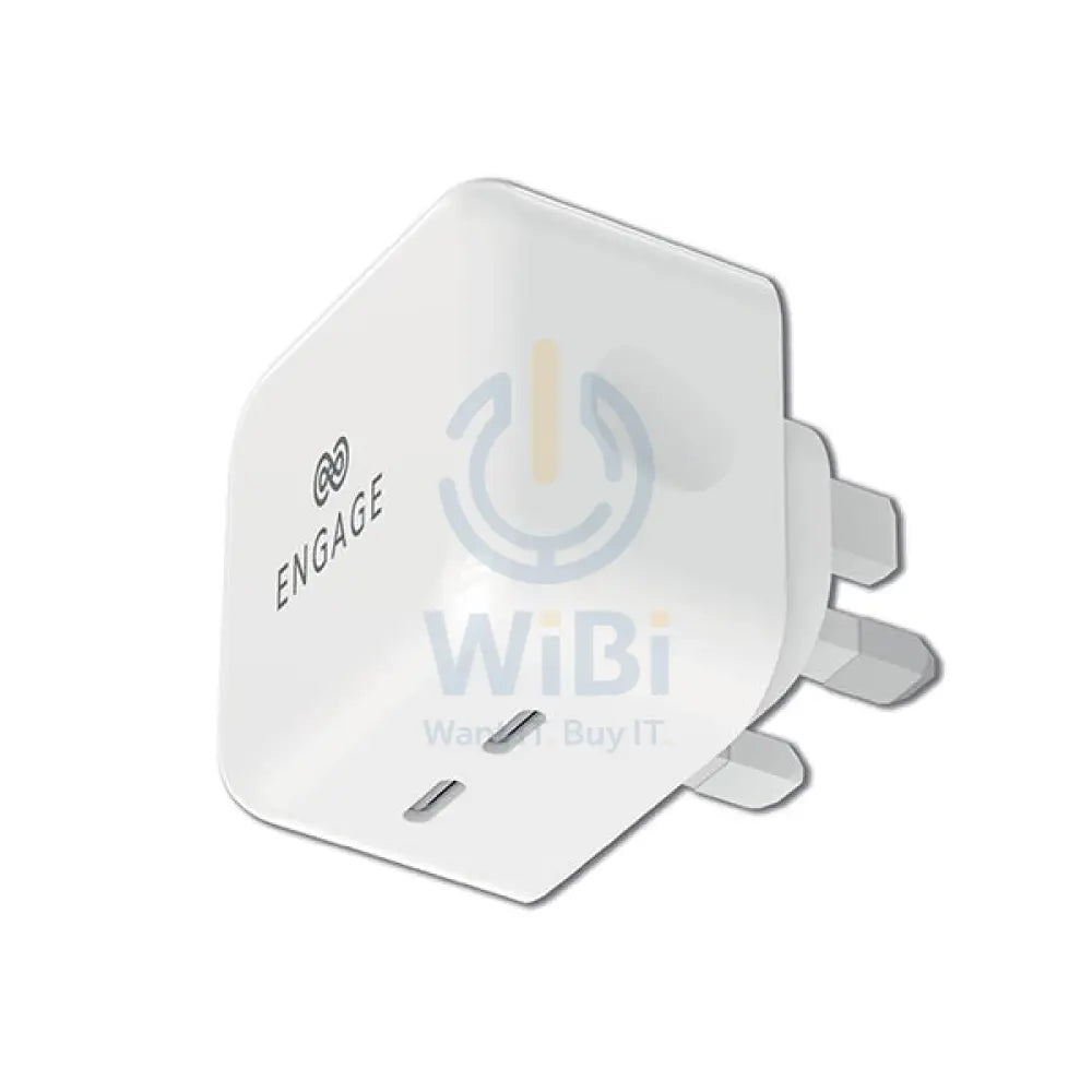 Engage Dual USB-C Port Home Charger - 35W / White Accessories > Power Adapters > Offer Zone