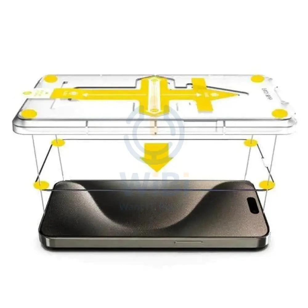 Engage iPhone 15 Pro Max Tempered Glass with Application Tray - Clear Accessories > Mobiles & Tablets > Mobiles >