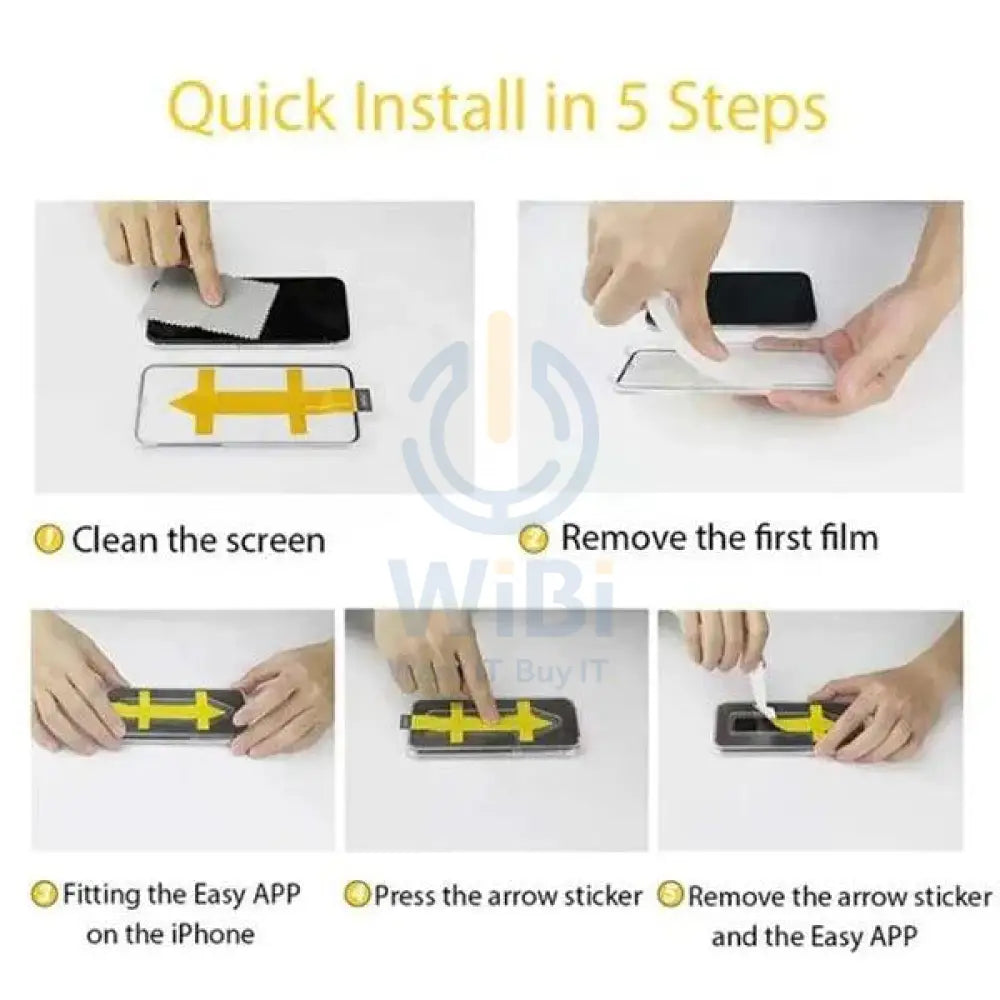 Engage iPhone 15 Pro Tempered Glass with Application Tray - Clear Accessories > Mobiles & Tablets > Mobiles > Screen