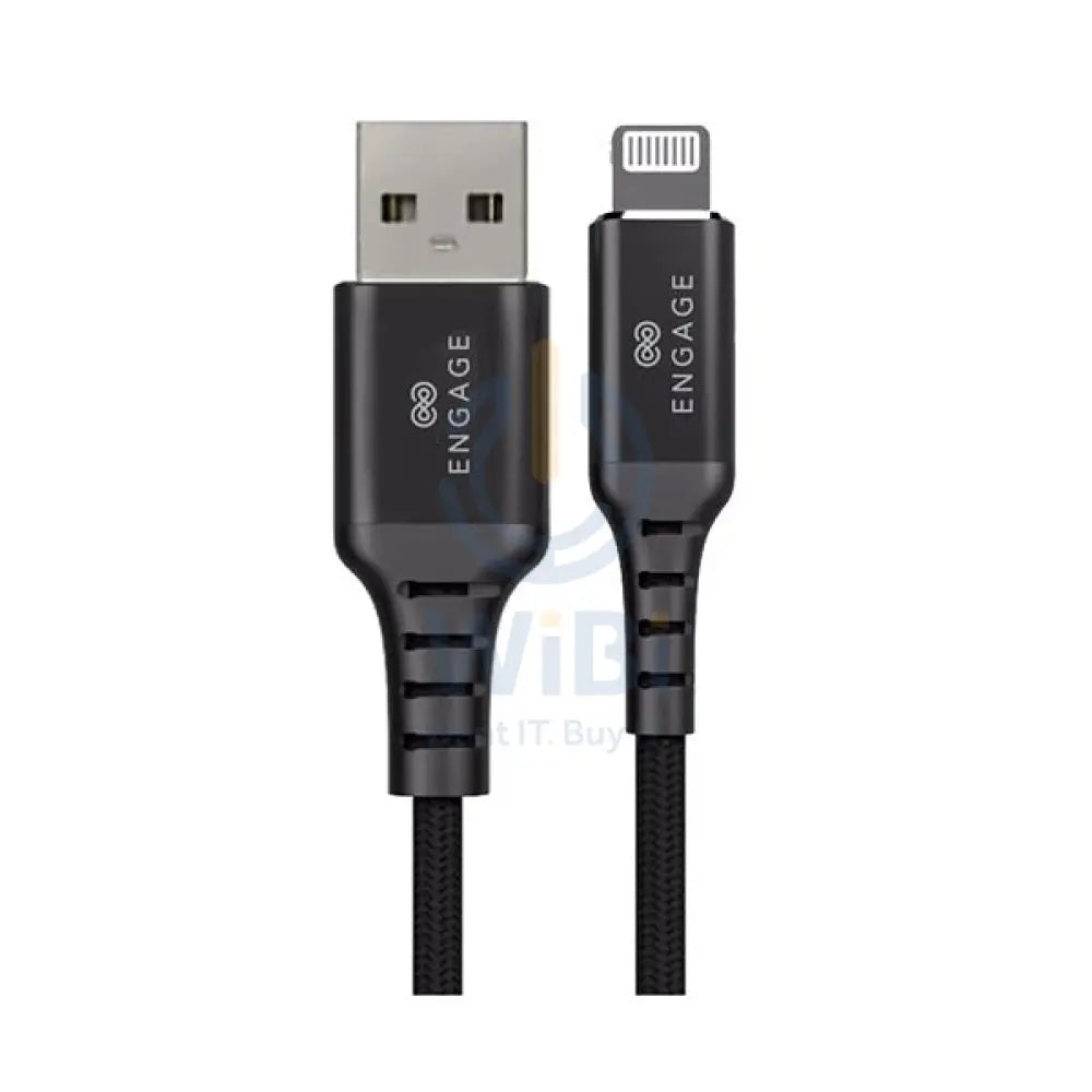 Engage Lightning Mfi Cable 1 Meter - Black Accessories > Cables & Converters > Cables