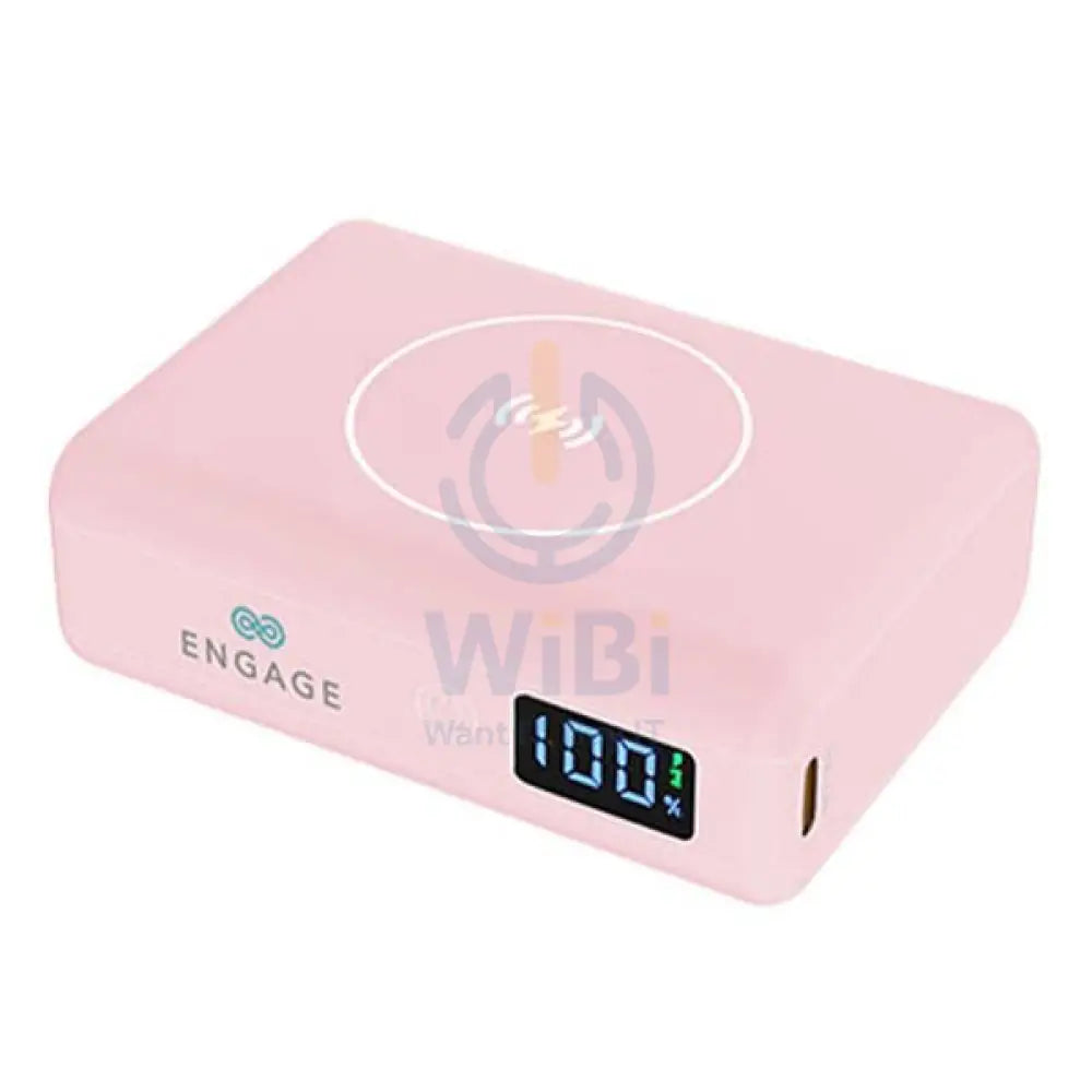 Engage Ultra Compact 10000mAh Wireless Power Bank PD 45W - Pink Accessories > Power Bank