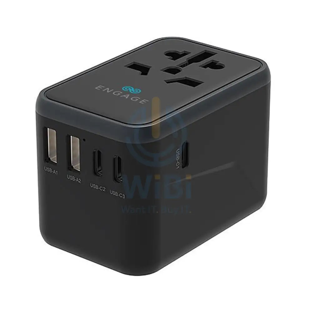 Engage Universal Travel Charger - 3PD Port / 65W / Black Accessories > Power Adapters