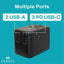 Engage Universal Travel Charger - 3PD Port / 65W / Black Accessories > Power Adapters