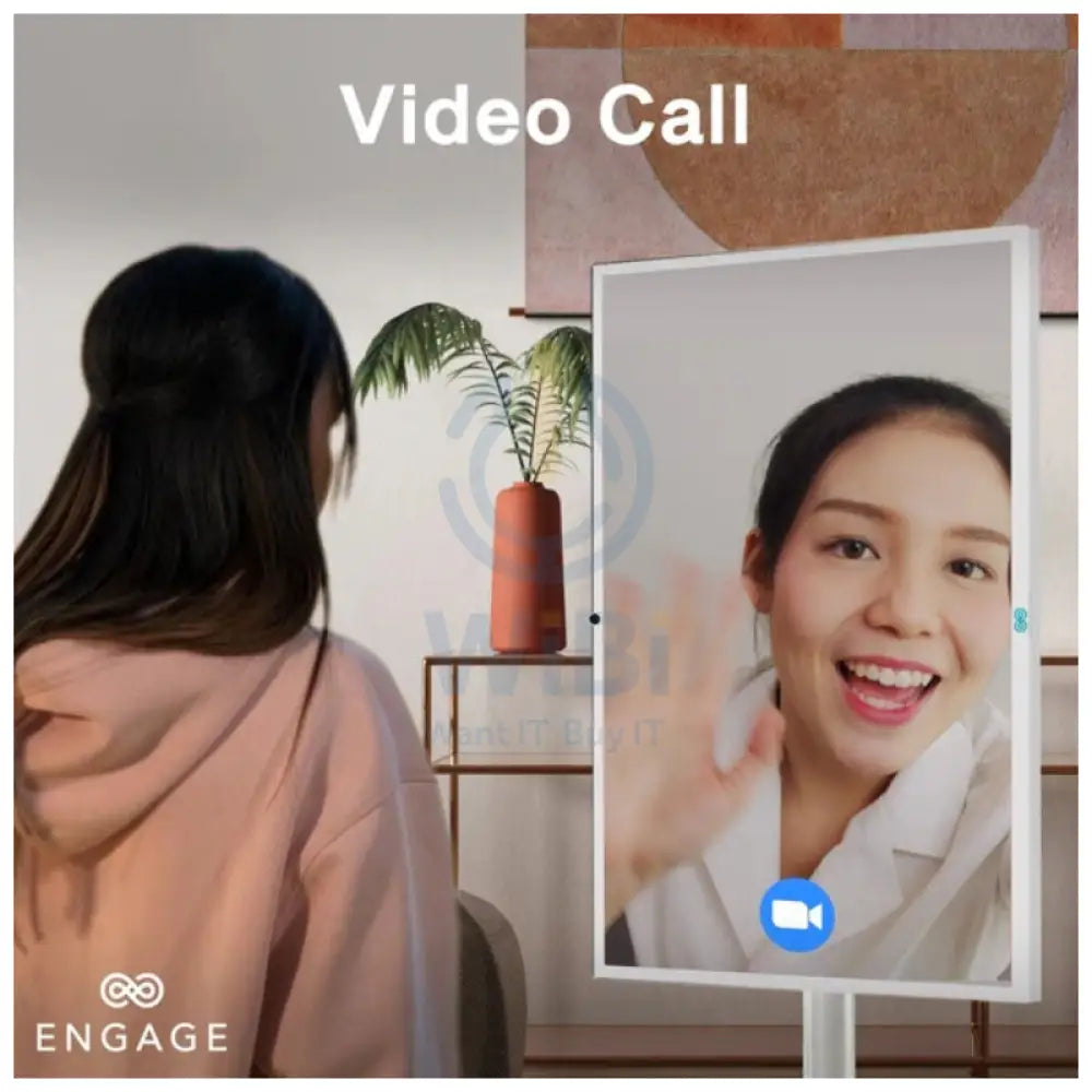 ENGAGE Wireless Android Interactive Screen With Built-In Camera - 32’’ / 128GB / 8GB / Wi-Fi / USB-A / HDMI Monitors &