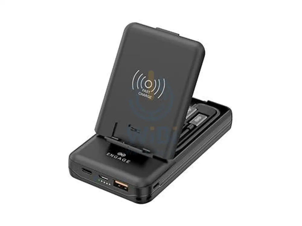 Engage Wireless Power Bank 10000Mah Multi-Functional Box PD 20W - Black Accessories > Power Bank