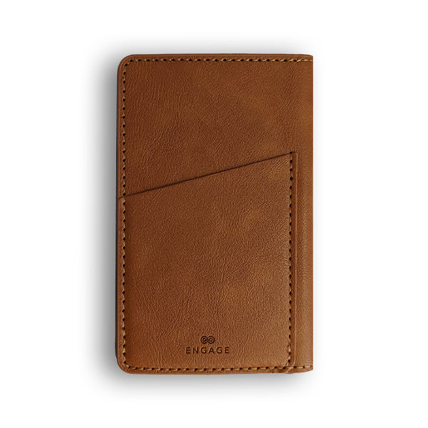Engage 5000Mah Magnetic Powerbank Wallet (Light Brown)