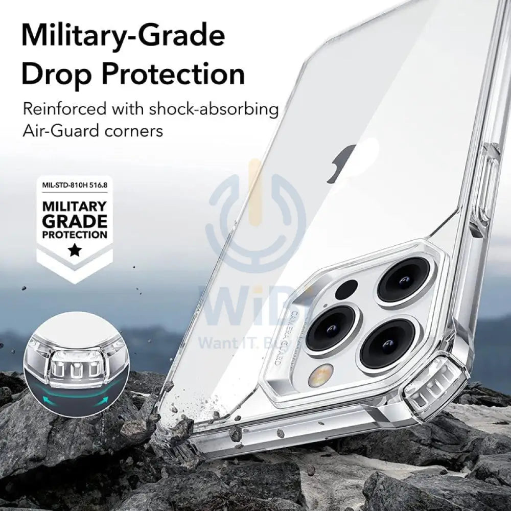 ESR Air Armor Clear Case - Apple iPhone 14 Pro / Clear Accessories > Mobiles & Tablets > Tablets > Screen Protectors &