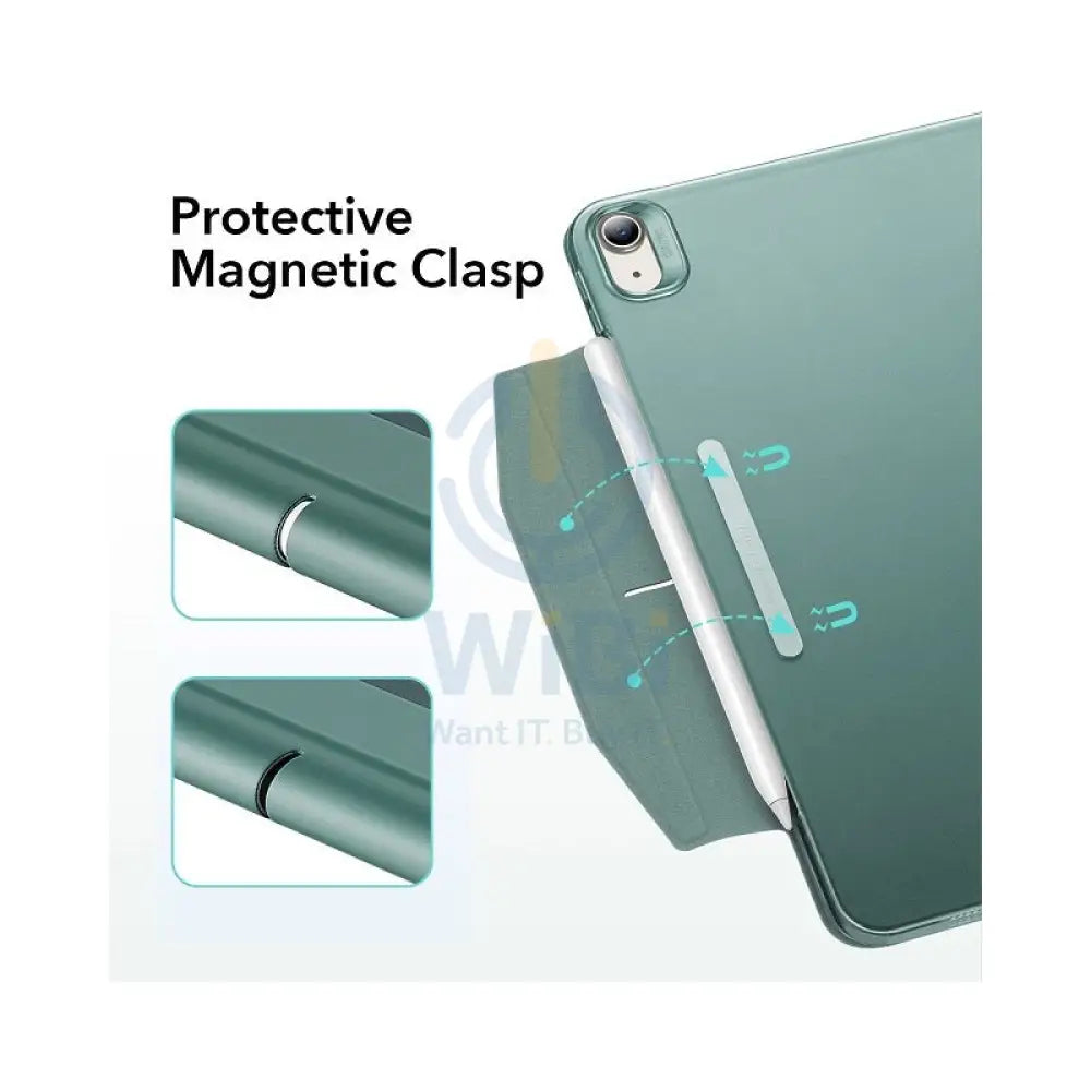 ESR Ascend Trifold Case - Apple iPad Air Gen6/5/4 11’’/10.9’’ (2020-2024) / Forest Green Accessories > Mobiles &