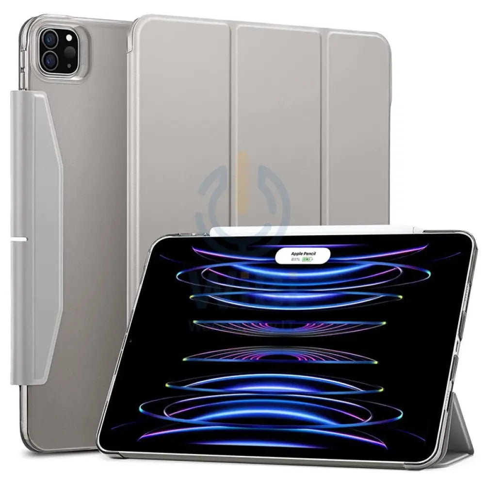 ESR Ascend Trifold Case - Apple iPad Pro 11 Gen 4/3/2/1 (2018-2022) / Silver Gray Accessories > Mobiles & Tablets >