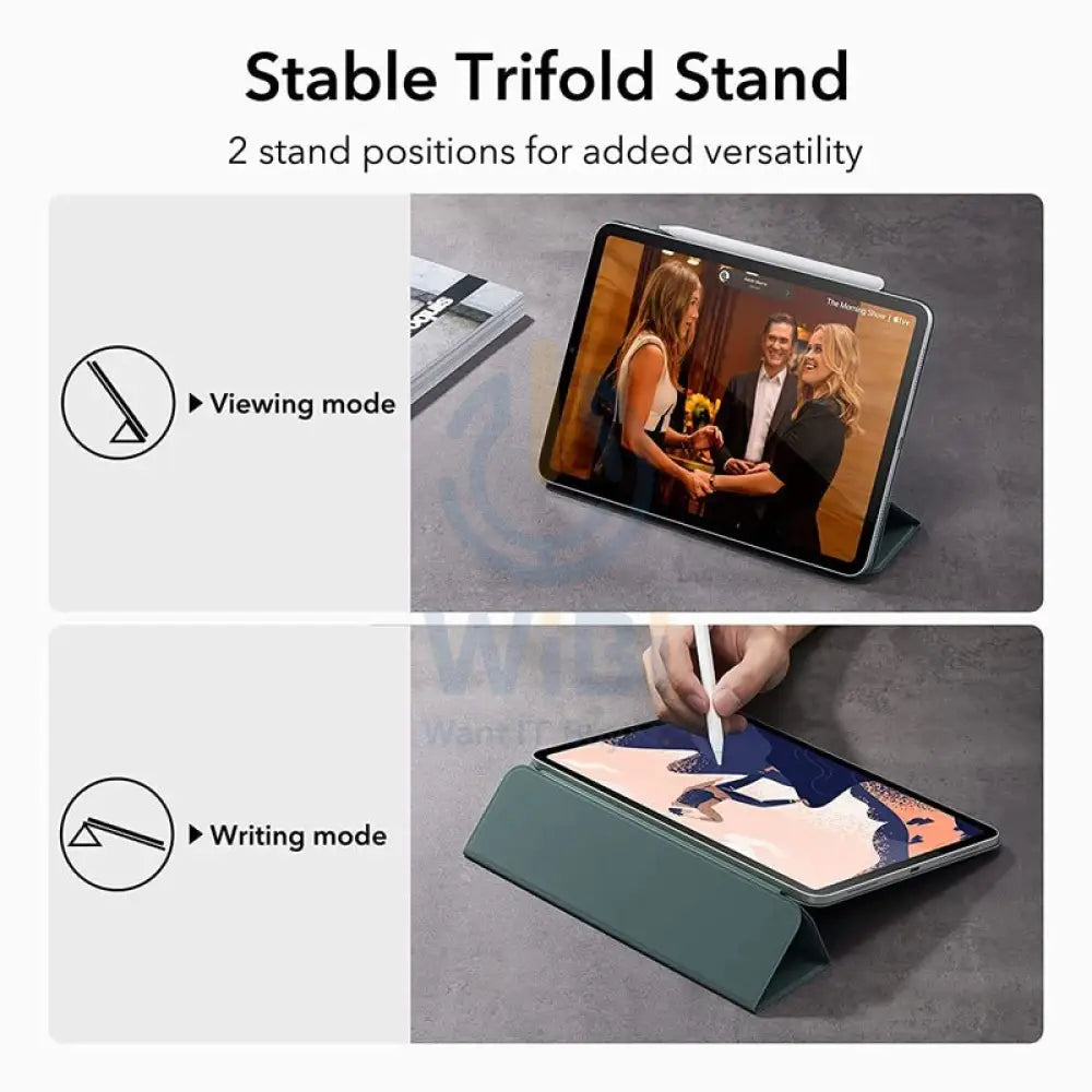 ESR Ascend Trifold Case - Apple iPad Pro 12.9 Gen 6/5/4/3 (2018-2022) / Forest Green Accessories > Mobiles & Tablets >
