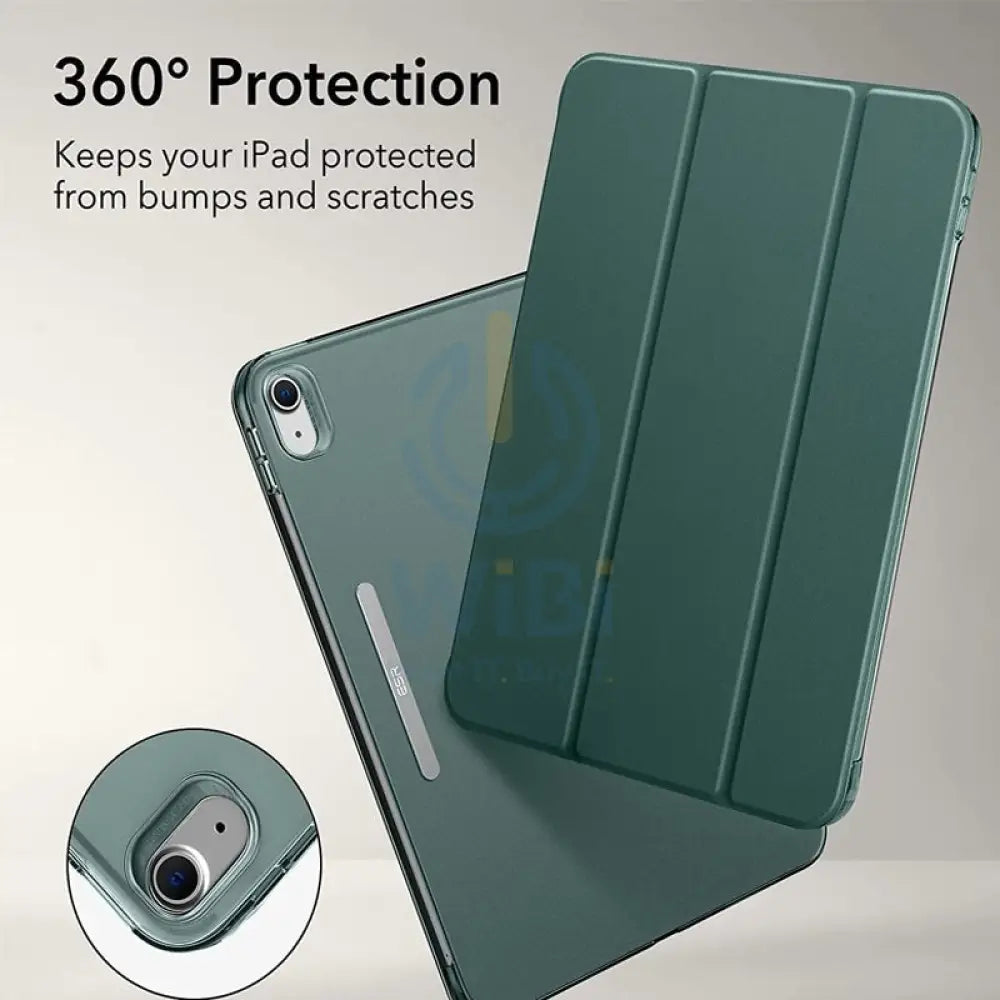 ESR Ascend Trifold Case With Kick-Stand - Apple iPad (10th Gen) / 10.9inch / Forest Green Accessories > Mobiles &