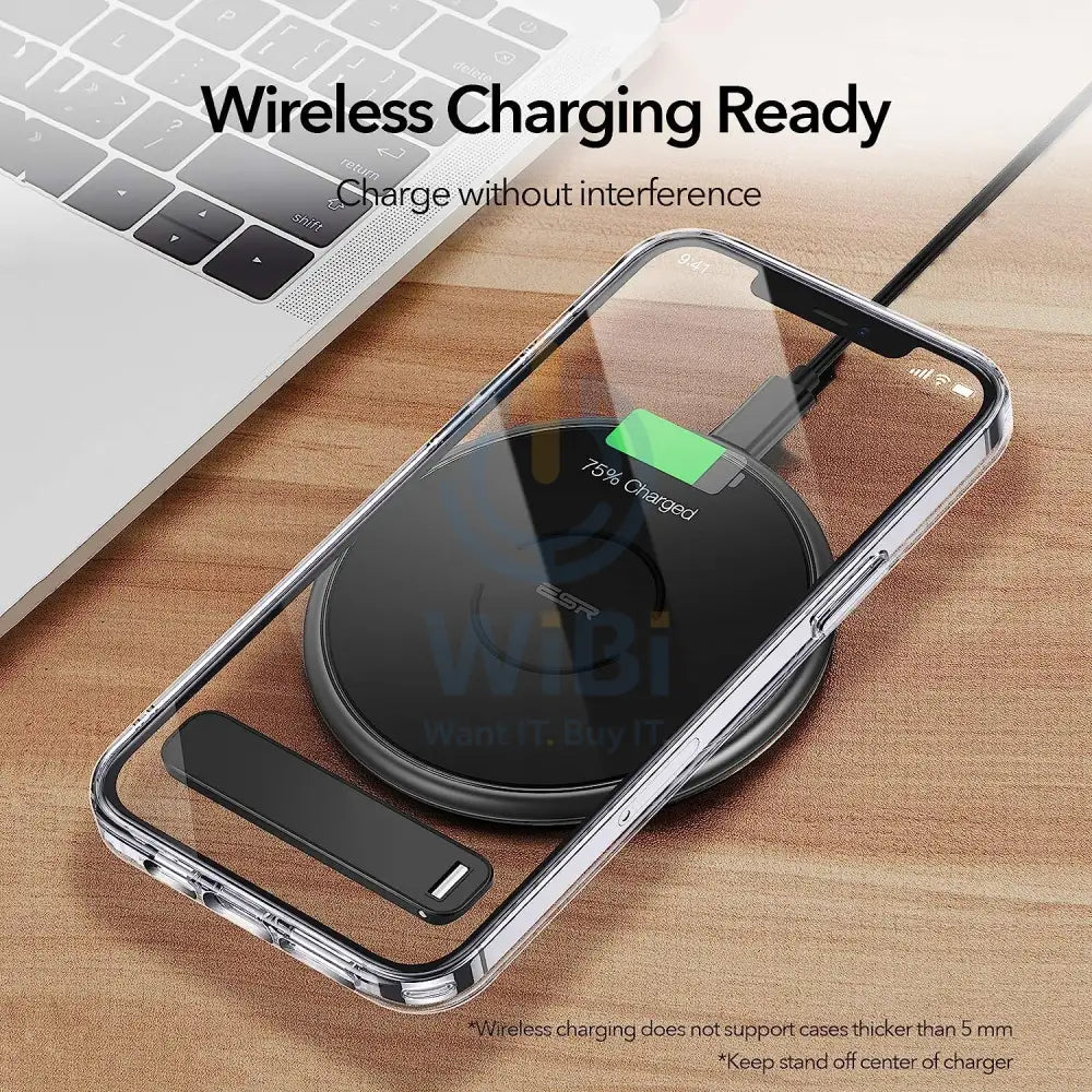 ESR Boost Phone Kickstand Vertical and Horizontal Stand Adjustable Angle [Aluminium Alloy] - Black Accessories >