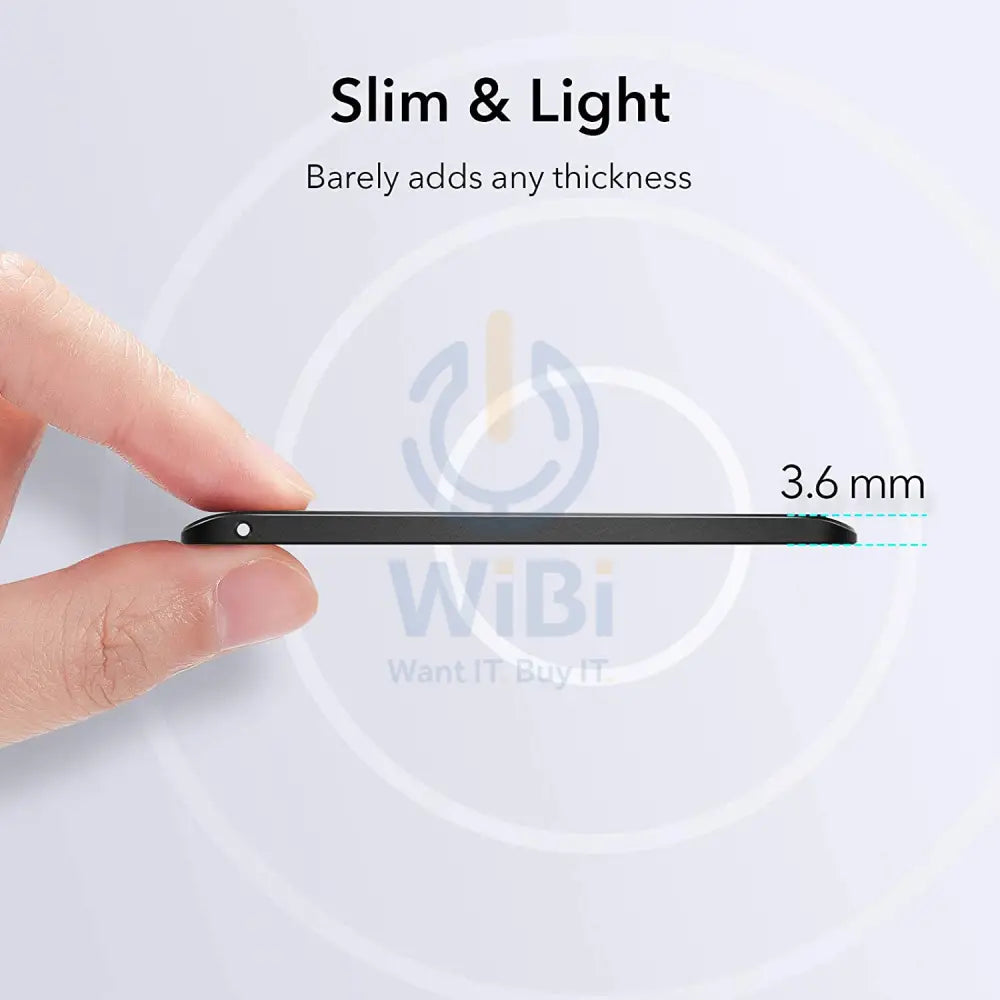 ESR Boost Phone Kickstand Vertical and Horizontal Stand Adjustable Angle [Aluminium Alloy] - Black Accessories >