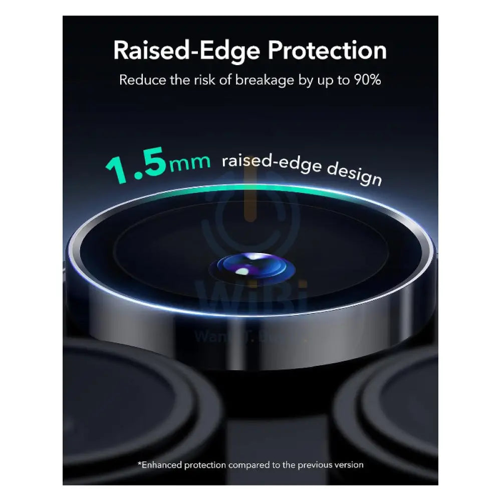 ESR Camera Lens Protector - Apple iPhone 16 Pro/16 Pro Max / Black edge Accessories > Mobiles & Tablets > Mobiles >