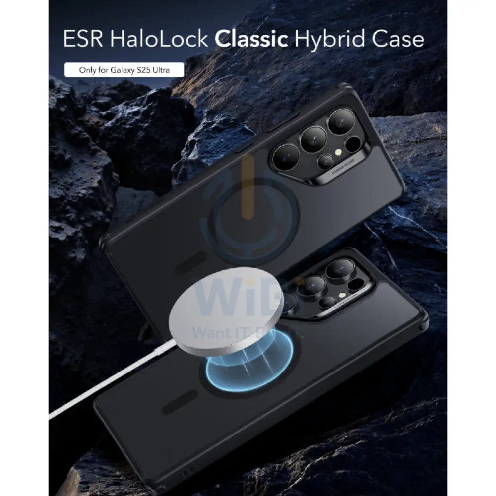 ESR Classic Hybrid Case (HaloLock) - Samsung Galaxy S25 Ultra / Clear Accessories > Mobiles & Tablets > Mobiles >