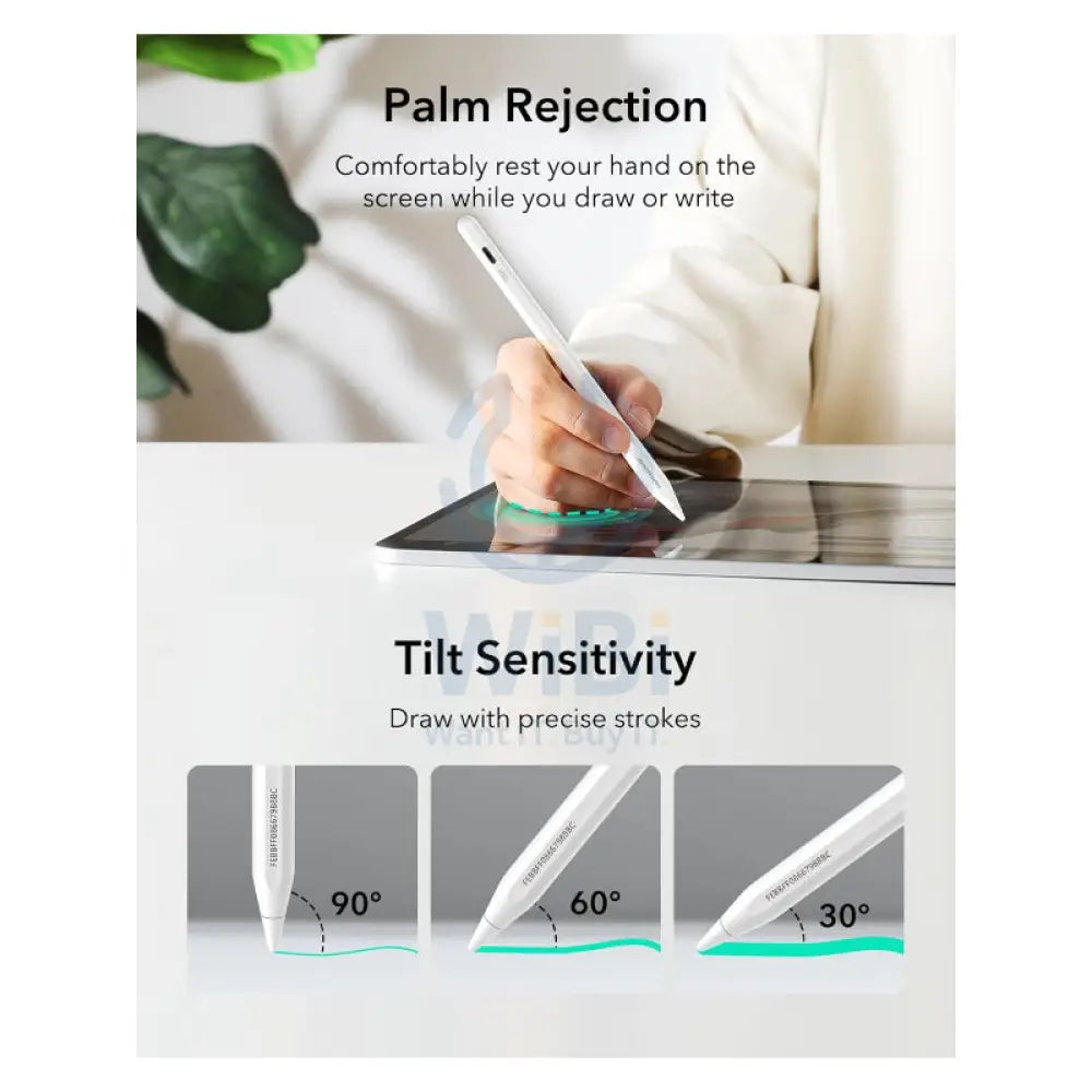 ESR Geo Digital Pencil With Find My - White Accessories > Mobiles & Tablets > Tablets > Stylus & Pencil