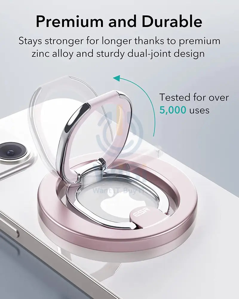 ESR HaloLock Ring Stand - Pastel Pink Accessories > Mobiles & Tablets > Mobiles > Mobile Holder / Stands