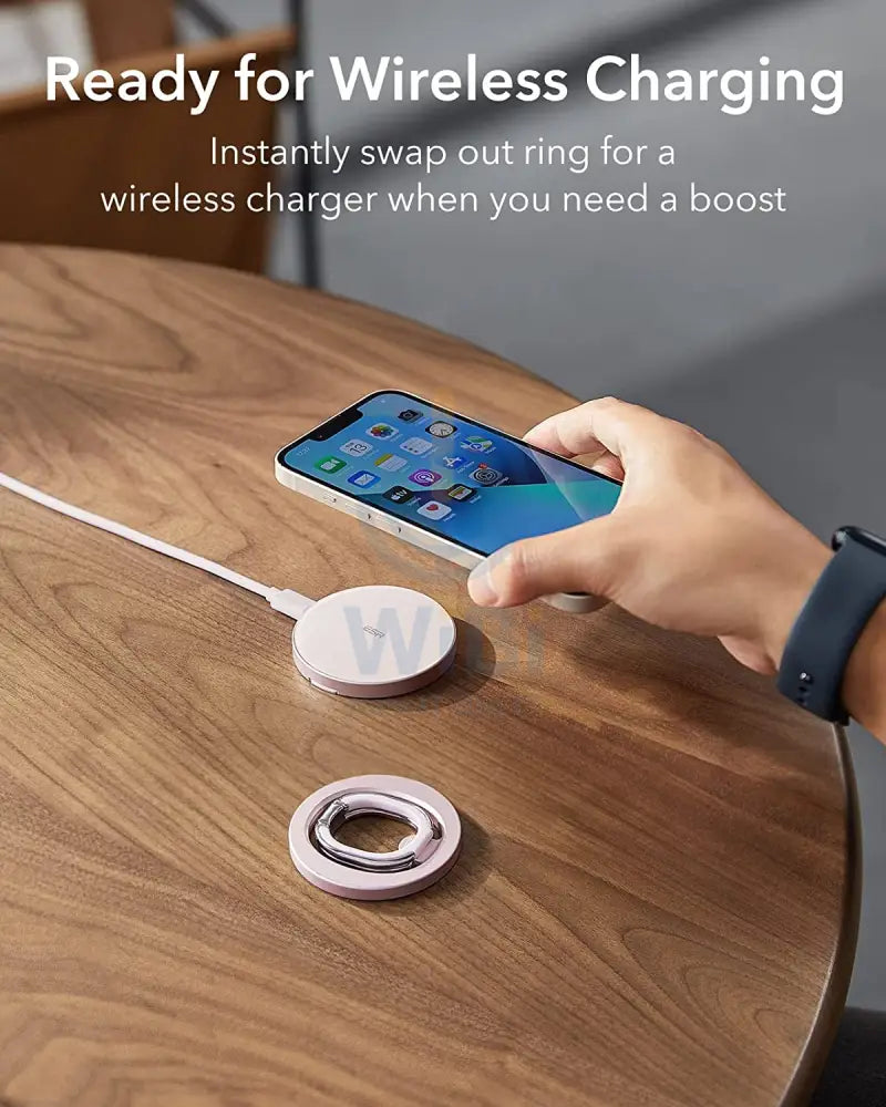 ESR HaloLock Ring Stand - Pastel Pink Accessories > Mobiles & Tablets > Mobiles > Mobile Holder / Stands