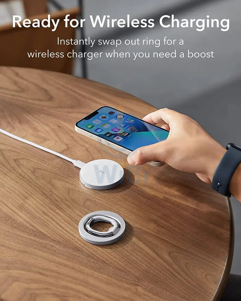 ESR HaloLock Ring Stand - Silver Accessories > Mobiles & Tablets > Mobiles > Mobile Holder / Stands