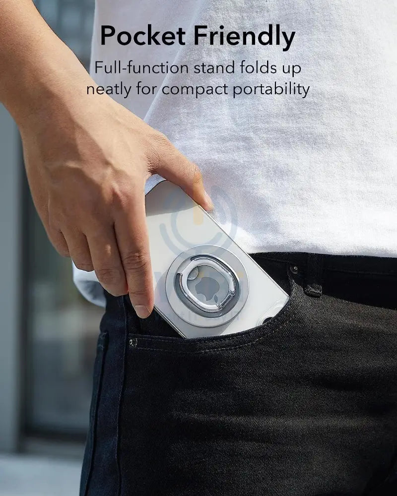 ESR HaloLock Ring Stand - Silver Accessories > Mobiles & Tablets > Mobiles > Mobile Holder / Stands