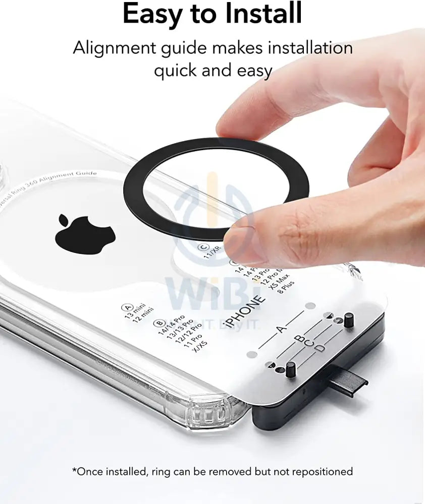ESR HaloLock Universal Ring MagSafe 360 2Z525 - [2 pack] - Black Accessories > Mobiles & Tablets