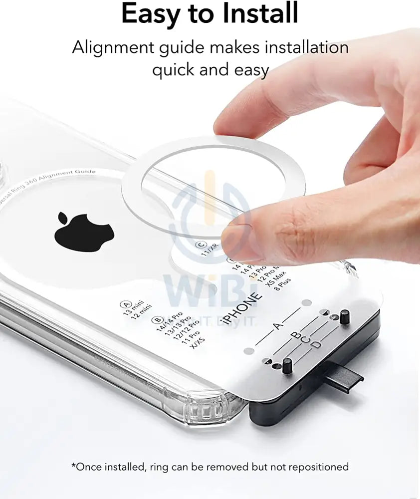 ESR HaloLock Universal Ring MagSafe 360 2Z525 - [2 pack] - White Accessories > Mobiles & Tablets