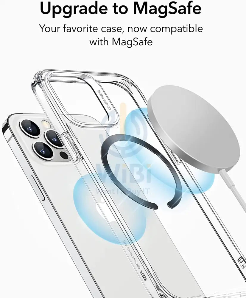 ESR HaloLock Universal Ring Wireless Charging MagSafe -[2pack] - Black / Silver Accessories > Mobiles & Tablets