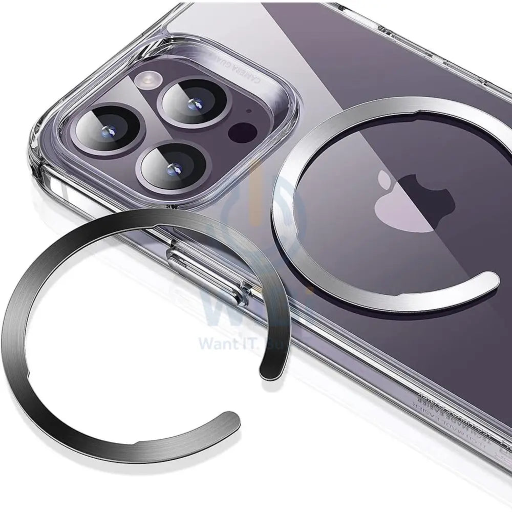 ESR HaloLock Universal Ring Wireless Charging MagSafe -[2pack] - Black / Silver Accessories > Mobiles & Tablets