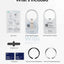 ESR HaloLock Universal Ring Wireless Charging MagSafe -[2pack] - Black / Silver Accessories > Mobiles & Tablets