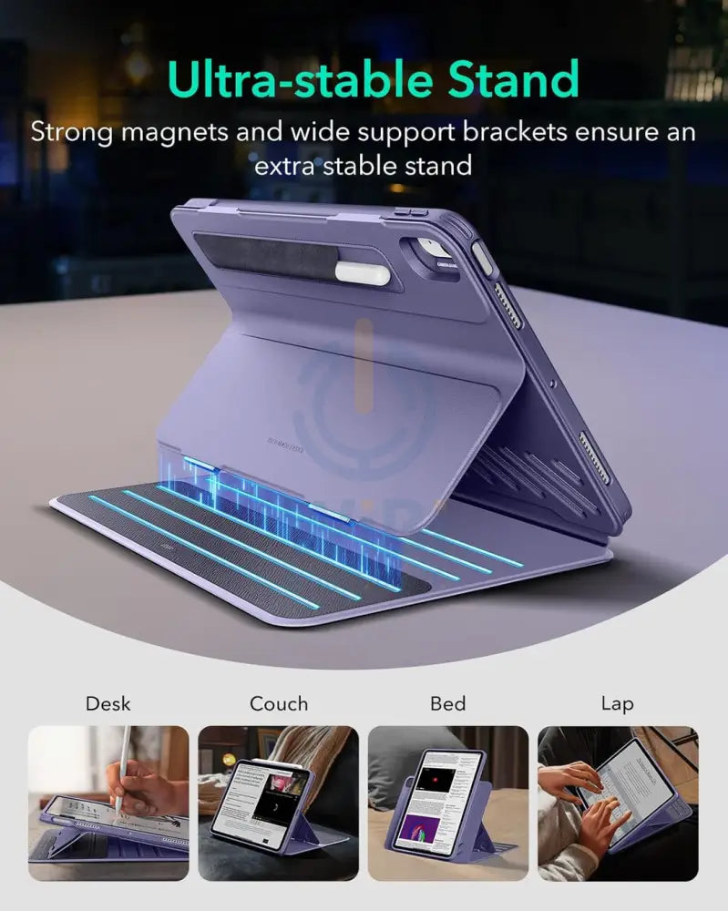 ESR iPad Air 11’’/10.9’’ (2020-2025) Gen 7/6/5/4 Shift Magnetic Case Accessories > Mobiles & Tablets > Tablets > Covers