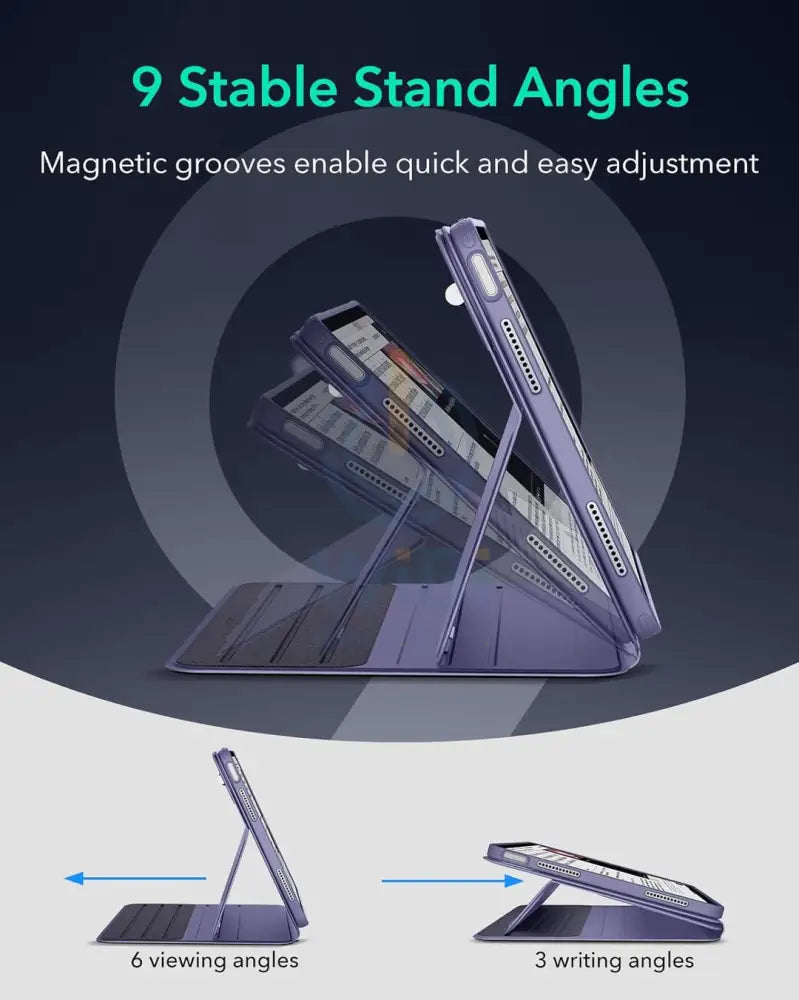 ESR iPad Air 11’’/10.9’’ (2020-2025) Gen 7/6/5/4 Shift Magnetic Case Accessories > Mobiles & Tablets > Tablets > Covers